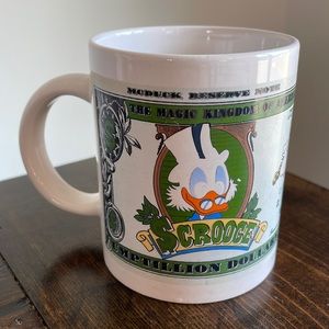Walt Disney SCROOGE MCDUCK "Umptillion Dollar" Mug